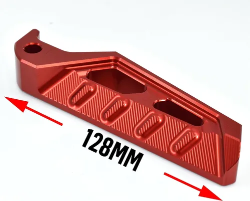 Miniatura 5 de ESPEEDMTC para YAMAHA Fazer FZ-1 FZ-6 FZ-6R FZ-8 FZ-8S FZ-25 Pasapiés trasero Pasapiés Pasador Pasador Ampliador Pedal CNC Reposapiés de aluminio