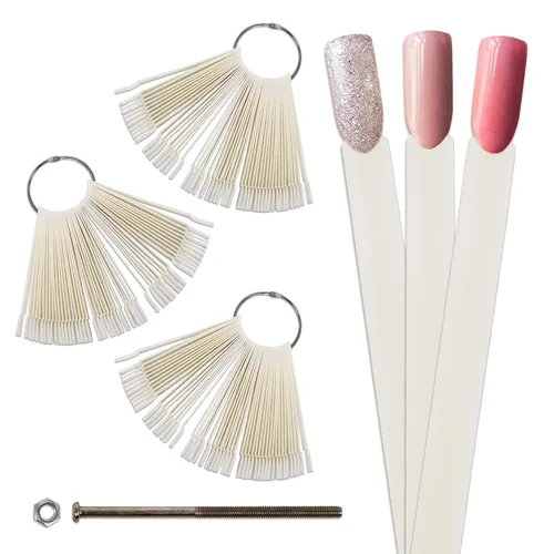 Miniatura 7 de Beauticom - Palillos transparentes para uñas (cantidad: 100 piezas)