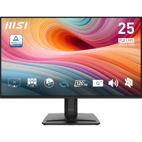 Miniatura 8 de MSI PRO MP243L E14 Monitor de oficina para juegos IPS 1920 x 1080 (FHD) de 24 pulgadas, 144Hz, Adaptive-Synch, listo para HDR, HDMI, puerto VGA