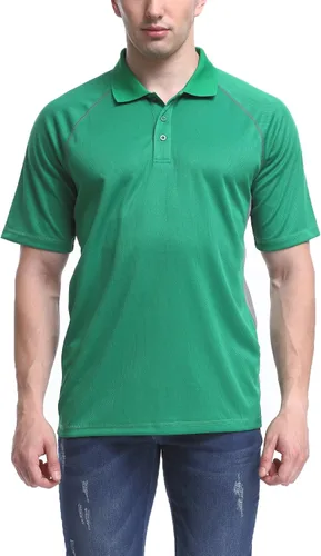 Miniatura 4 de Corna Polo de golf de manga corta que absorbe la humedad para hombre, suave y ajuste regular