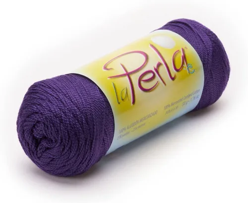 Miniatura 25 de LA Perla de Omega - Hilo Perle 100% algodón mercerizado ideal para ganchillo fino - Color: 01 - Blanco 601
