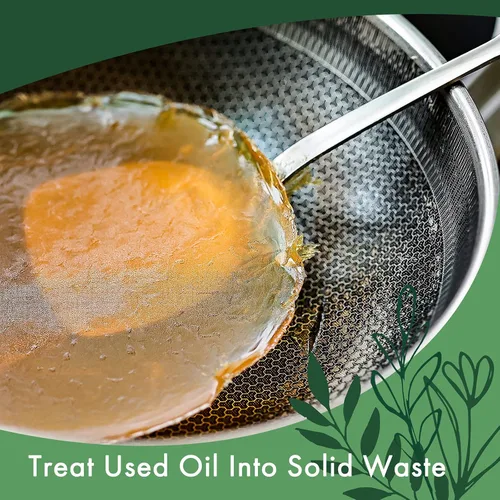 Miniatura 3 de LaSyL Polvo solidificador para aceite de cocina, natural, endurece hasta 2.25 galones sin suciedad, 100% a base de plantas, para eliminación