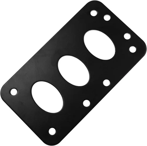 Miniatura 3 de Soporte de placa de matrícula de motocicleta 3/4" montaje lateral apto para Harley Bobber Chopper bicicleta personalizada