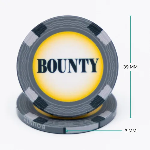 Miniatura 4 de Classic Bounty Chip Set de 10 fichas de torneo de póquer Texas Holdem