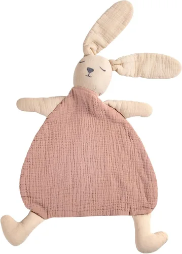 Miniatura 9 de lulumoon Manta de seguridad de oso para bebés: muselina agradable para la piel, ideal para viajes y guarderías, regalo para recién nacidos para baby
