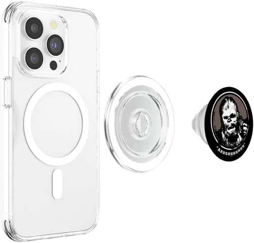 Miniatura 4 de Star Wars Chewbacca Arrghhhhhhh Catchphrase Retro Art PopSockets MagSafe PopGrip para iPhone