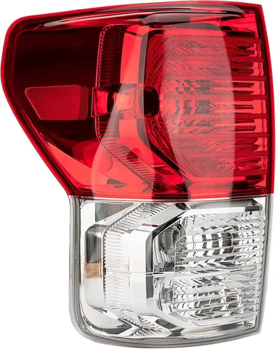 Conjunto de luz trasera compatible con Toyota Tundra 2010-2013, luces de freno traseras izquierda del lado del conductor, arnés de cableado