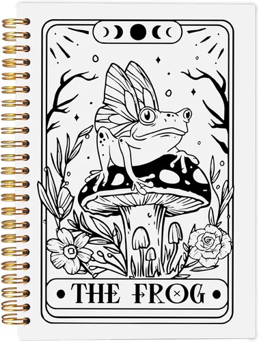 Miniatura 13 de Cuaderno gótico en espiral, diario gótico para parejas, cuaderno gótico para mujeres y hombres escritura, cuaderno de espiral para parejas de 8.3 x