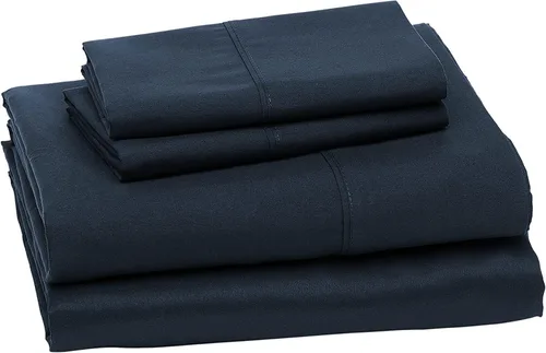 Miniatura 29 de Juego de sábanas de tamaño King, 4 piezas, sábanas negras King, sábanas de lino ultra suaves y transpirables para cama tamaño King, sábanas de cama