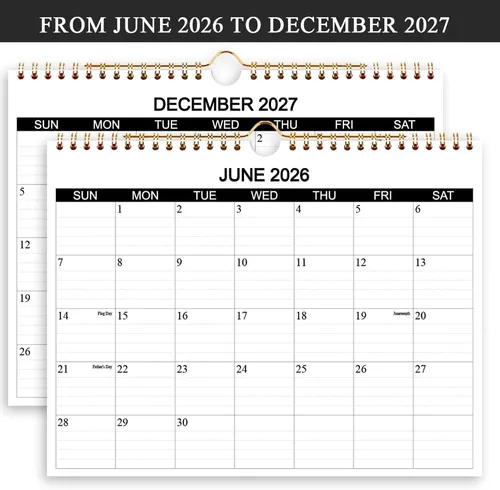 Miniatura 4 de Calendario 2026 – Calendario de pared 2026 desde enero de 2026 a diciembre de 2026, calendario de 12 meses con papel grueso para planificar en casa