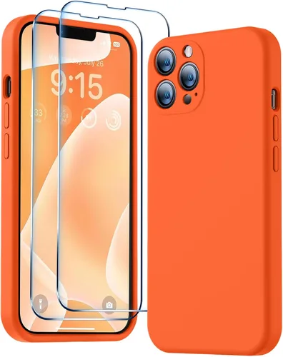 Miniatura 10 de BossKiss Funda compatible con iPhone 13 Pro, silicona de alta calidad mejorada [protección de cámara] [2 protectores de pantalla]