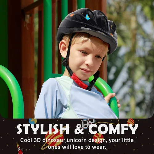 Miniatura 2 de Casco de bicicleta para niños pequeños, cascos ajustables para niños y niñas de bebé a niños (edad 1-8), multideportes para patinaje de bicicleta