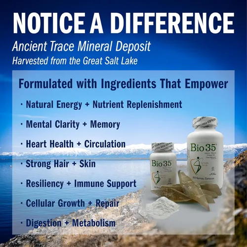 Miniatura 4 de Bio35 / 300 sg Multivitamínico diario original, sin gluten, para hombres y mujeres, cápsulas blandas Bio35 de alta potencia con minerales traza