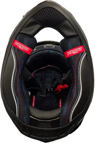 Miniatura 5 de Vega Air GPX Casco de rostro completo, negro mate, grande