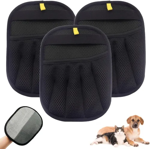 Miniatura 9 de Guantes eliminadores de pelo de mascotas, guantes de eliminación estática mejorados para pelo de mascotas, gatos y perros, herramienta
