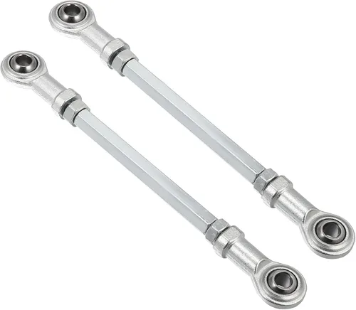 Miniatura 16 de Motoforti 2 unids 7.874 in longitud 0.315 in agujero diámetro ajustable dirección dirección varilla rótula articulación para 49cc ATV eléctrico Go