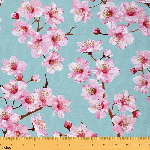 Miniatura 39 de Feelyou The Yard, tela de tapicería de estilo japonés Hokusai para sillas, tela náutica exótica marina marina decorativa impermeable