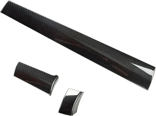 Miniatura 2 de Xotic Tech - Moldura para consola central para salpicadero, patrón de fibra de carbono, compatible con Civic 10th 2016 2017 2018 2019 2020 2021
