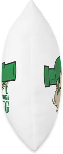 Miniatura 2 de Bazooka Pug Dog Weapon - Almohada de regalo militar para hombres y mujeres, 18 x 18 pulgadas, multicolor