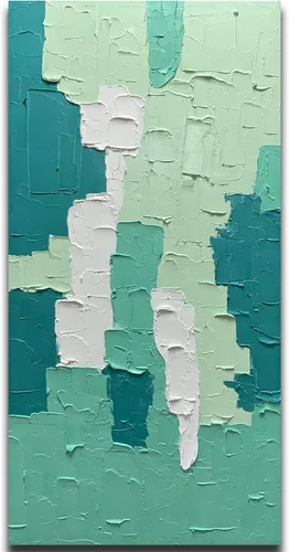 Miniatura 9 de V-inspire Arte, Pintura al óleo de 24x36 pulgadas, Pintura de Lienzo Moderna para Decoración del Hogar, Pintura Mural Abstracta