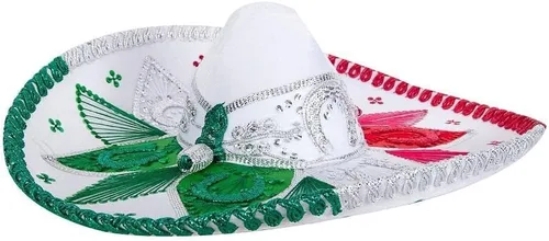 Miniatura 6 de Mariachi sombreros Charro Star Mexican Sombrero Charro, Terciopelo Unisex Adulto fantasía 5 Mayo, Mexicano
