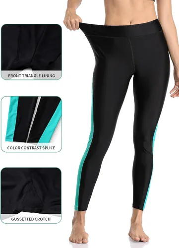 Miniatura 2 de ATTRACO Pantalones de natación de talle alto - Leggings de natación para mujer