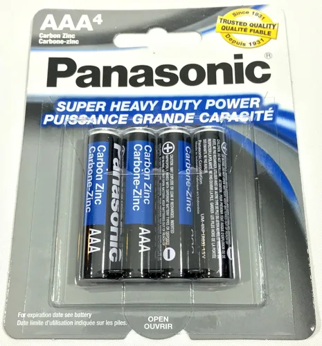 Miniatura 2 de 192PC Panasonic AAA Baterías Super Heavy Duty Power Carbono Zinc Triple A Batería 1.5V