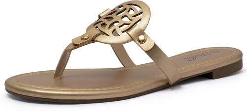 Miniatura 15 de katliu Sandalias Planas para Mujer, Sandalias de Tiras Cómodas, Sandalias de Vestir con Correa de Vestir