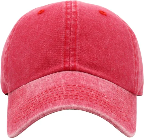 Miniatura 2 de KBETHOS® Gorra de béisbol de algodón ajustable de algodón con corona baja clásica