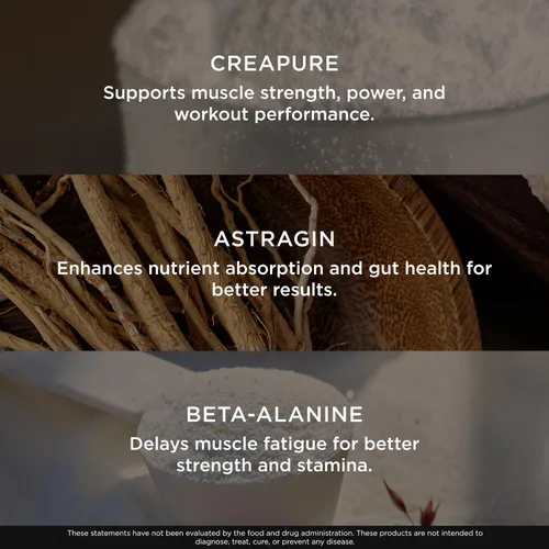 Miniatura 9 de Genius Creatine Powder, suplemento post entrenamiento para hombres y mujeres con monohidrato de Creapure, clorhidrato Hcl MagnaPower y Carnosyn