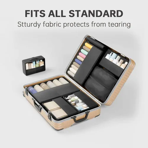 Miniatura 6 de Juego de 8 cubos de embalaje para viajes, organizadores de equipaje para accesorios de viaje