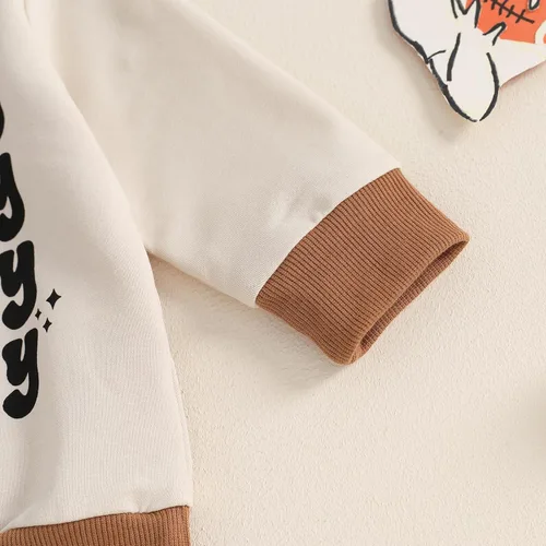 Miniatura 141 de BemeyourBBs Conjunto divertido de sudadera y pantalones de manga larga con letras divertidas para bebé niño y niño