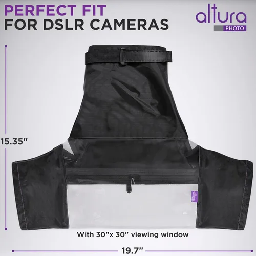 Miniatura 3 de Altura Photo Cubierta impermeable profesional para cámaras Canon, Nikon, Sony DSLR y sin espejo y lentes, accesorios para fotografía