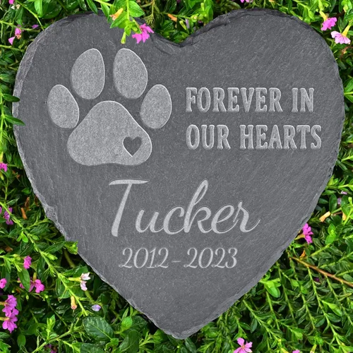 Miniatura 10 de Regalo conmemorativo de la pérdida de perro, piedra conmemorativa personalizada para mascotas, lápida de condolencias para perros por pérdida