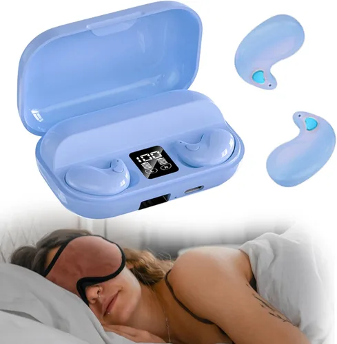 Miniatura 12 de Xmenha Auriculares Inalámbricos Planos Invisibles para Dormir IPX5 Impermeables Auriculares Delgados Invisibles para Dormir para Personas que
