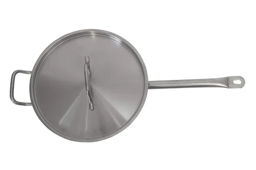Miniatura 3 de Update International Sartén de acero inoxidable listo para inducción de 10 pulgadas con cubierta