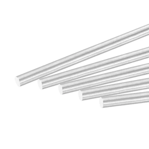 Miniatura 14 de MECCANIXITY Varilla redonda sólida de aluminio de 0.236 in de diámetro, 13.780 in de longitud, para manualidades, paquete de 2