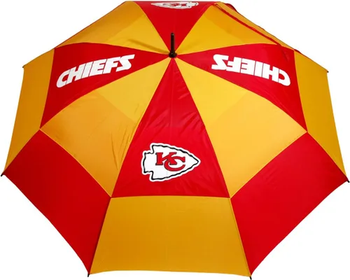 Miniatura 13 de Team Golf NFL San Francisco 49ers - Paraguas de golf de 62 pulgadas con funda protectora, diseño de protección contra el viento de doble toldo