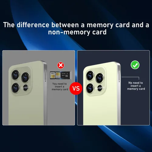 Miniatura 3 de JQAKP Teléfono 16PM 5G, teléfono celular desbloqueado 16 GB+512 GB/pantalla HD de 6.99 pulgadas, cámara de 68 MP+108 MP/7000 mAh, tarjeta SIM
