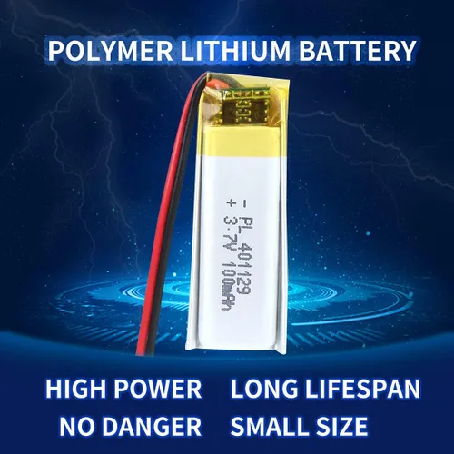 Miniatura 3 de 3.7V 100mAh Batería de Polímero de Iones de Litio Recargable Li-ion Li-Po con Conector 2P PH 2.0mm de Pitch