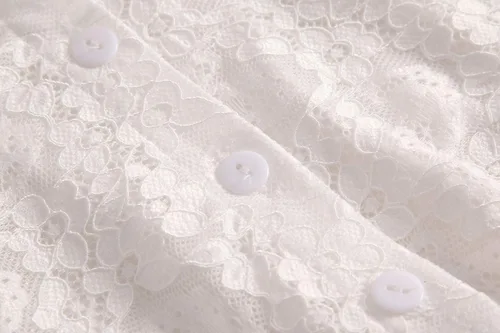 Miniatura 4 de SUZALA Collar falso de encaje, cuello falso desmontable para mujer, cuello falso para blusa, suéter