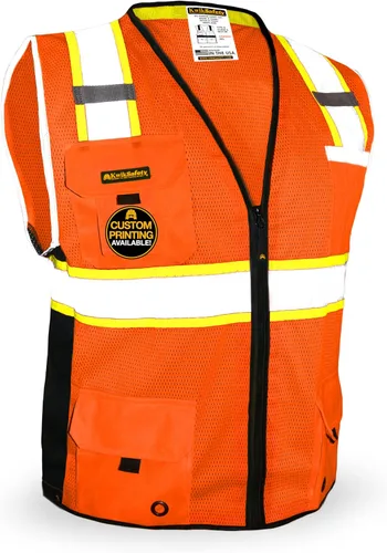 KwikSafety - Chaleco de seguridad BIG KAHUNA | Base y edición limitada | Chaleco reflectante clase 2 ANSI OSHA chaleco de seguridad para hombres