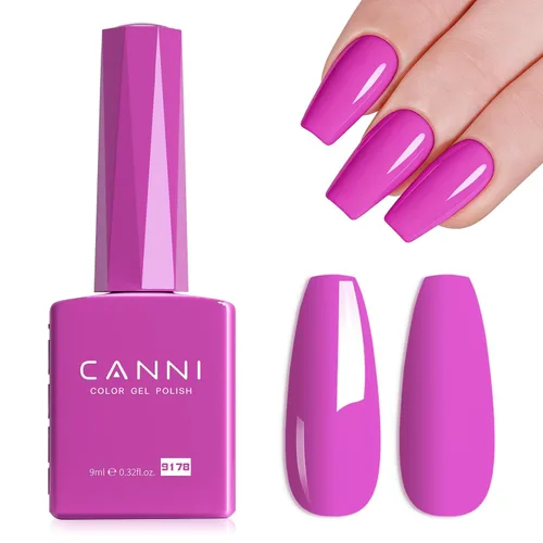 Miniatura 65 de CANNI - Esmalte de uñas en gel azul real, 1 unidad de 0.5 onzas, color azul marino, gel de cobalto oscuro profundo, para quitar el esmalte de uñas