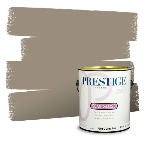 Miniatura 72 de Prestige Paints - Pintura exterior e imprimación en uno, 1 galón, plano, compatibilidad comparable con el color menta «Whipped Mint» de Behr