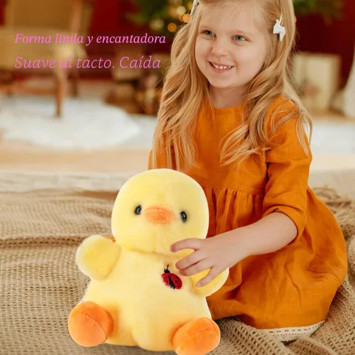 Miniatura 6 de Sew Butiful Peluche de pato de 8 pulgadas, lindos peluches para fiestas temáticas de animales, premio para profesores, estudiantes, juguetes