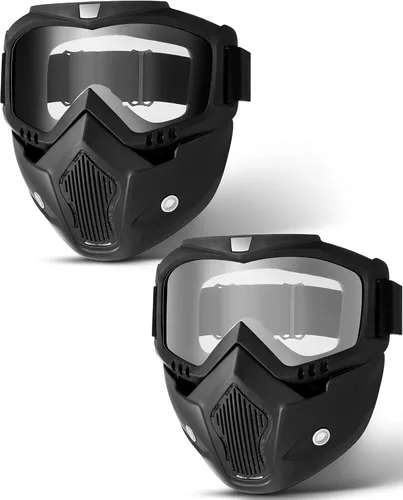 Miniatura 13 de Frienda Gafas para motocicleta, máscara de paintball, anti niebla, gafas de montar en motocicleta, tácticas, Airsoft, gafas de seguridad ATV