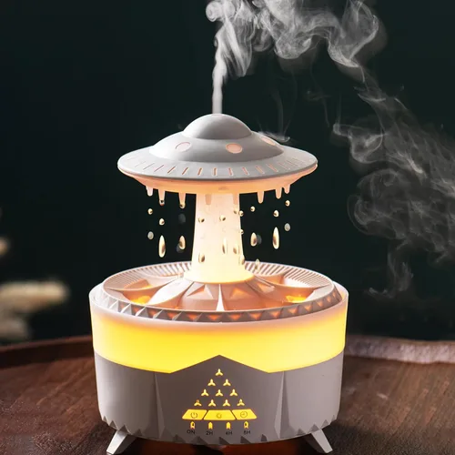 Humidificador de Gota de Lluvia para Dormitorio Habitación Grande - Humidificadores de Aire y Difusor de Aromaterapia, Humidificador Ultrasónico,