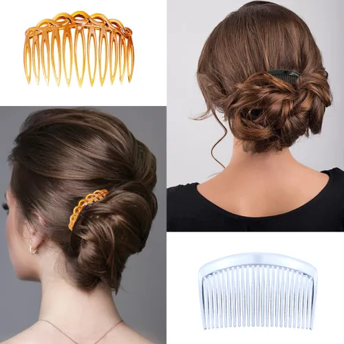 Miniatura 2 de REDANHA Peine para el cabello, 24 piezas, de plástico ligero, 11/15/16/25, peine de dientes para mujeres y niñas, accesorios de peinado, peines