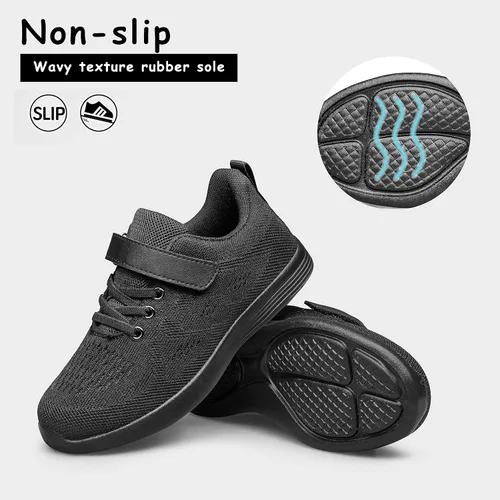 Miniatura 3 de YHOON Zapatos deportivos para niños y niñas, transpirables, atléticos, para correr, para niños pequeños, niños grandes