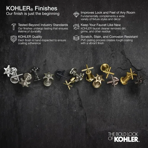Miniatura 2 de Kohler 27286-2MB Elate® Toallero de 18 pulgadas, latón cepillado moderno vibrante Latón cepillado vibrante.